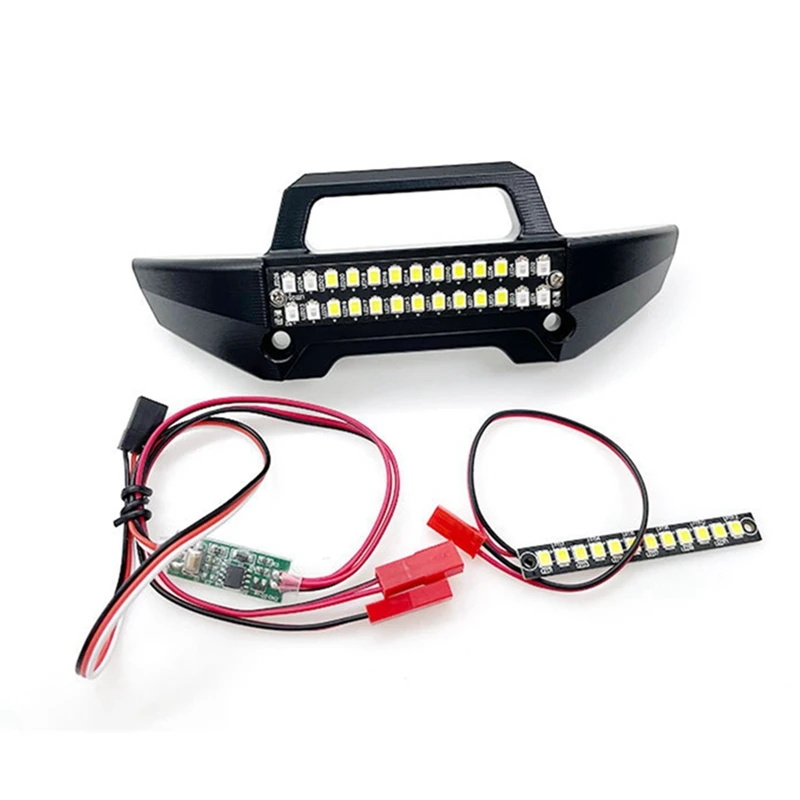 Metal Bumper with Front & Rear Led Light Bar for TRAXXAS 1/10 MAXX RC Car Upgrade Parts Accessories
Metal Bumper with Front & Rear Led Light Bar for TRAXXAS 1/10 MAXX RC Car Upgrade Parts Accessories