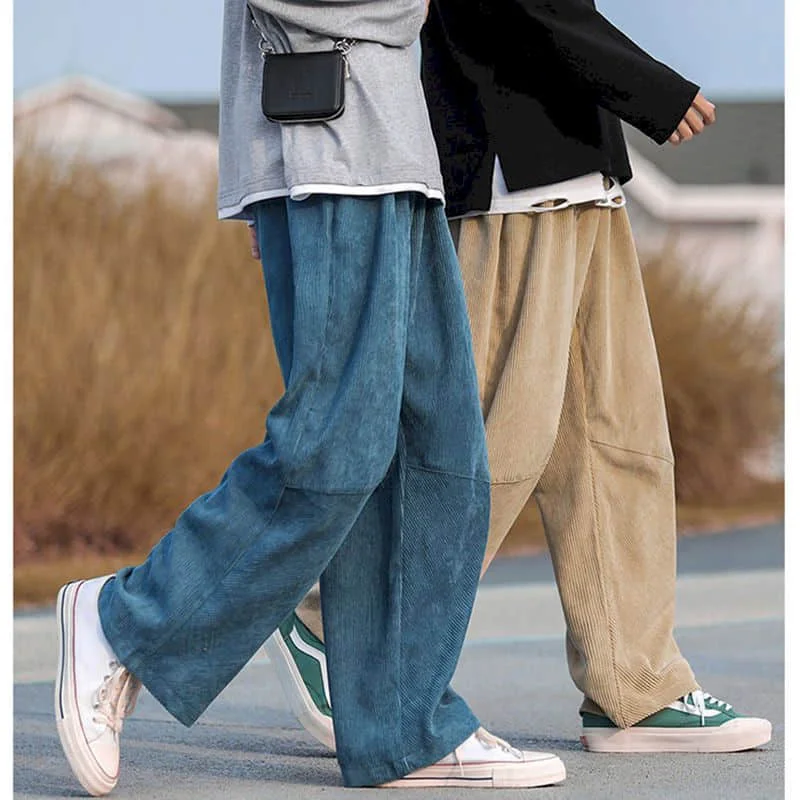 Corduroy casual pants men's 2021 trend Hong Kong style wide-legged straight pendent light Japanese loose mopping trousers autumn
Corduroy casual pants men's 2021 trend Hong Kong style wide-legged straight pendent light Japanese loose mopping trousers autumn