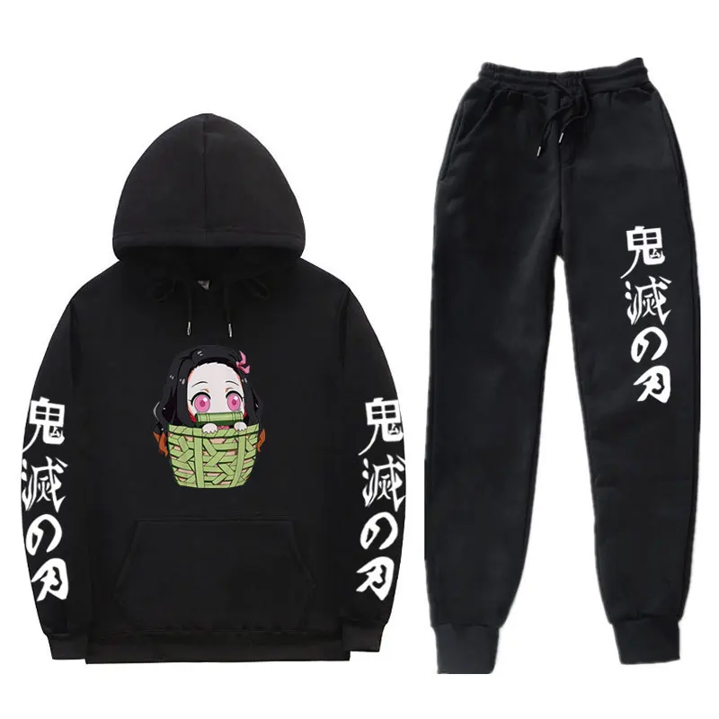 Anime Demon Slayer Japanese Winter Women's Harajuku Hip Hop Casual Jogging Hooded Set New Fashion Hoodie + Pants Two-piece Hoodi
Anime Demon Slayer Japanese Winter Women's Harajuku Hip Hop Casual Jogging Hooded Set New Fashion Hoodie + Pants Two-piece Hoodi