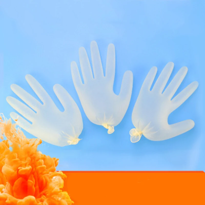 100-Pack Baking Gloves Disposable Food-Grade Transparent PVC Protective Household Cleaning Tools 
100-Pack Baking Gloves Disposable Food-Grade Transparent PVC Protective Household Cleaning Tools