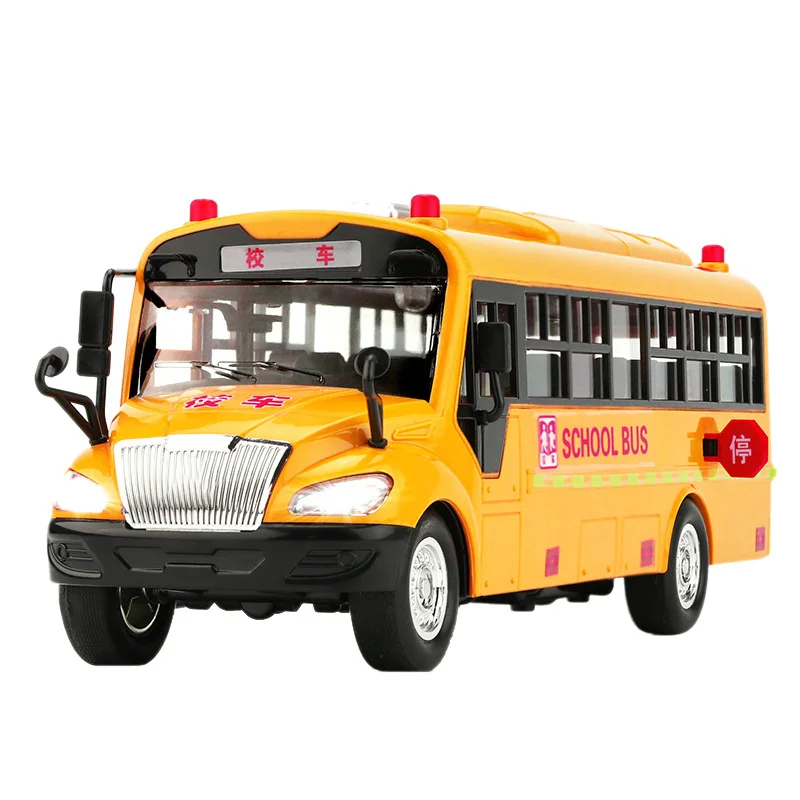 Big Size Children School Bus Toy Model Inertia Car with Sound Light for Kids Toy Birthday Gift
Big Size Children School Bus Toy Model Inertia Car with Sound Light for Kids Toy Birthday Gift