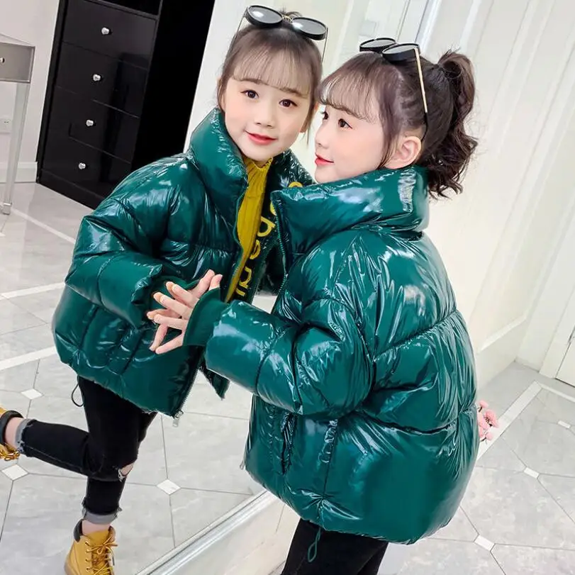 Winter Baby Girls Clothes 3-11Y Kids Cotton Padded Thicken Warm Jacket Children High Collar Glossy Windbreaker Girls Outwear
Winter Baby Girls Clothes 3-11Y Kids Cotton Padded Thicken Warm Jacket Children High Collar Glossy Windbreaker Girls Outwear