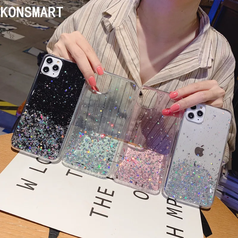 KONSMART For Xiaomi Redmi 9A Case Luxury Glitter Silicone Soft Phone Case Redmi 9A Cute Clear Bling Star Back Cover 6.53" Fundas 
KONSMART For Xiaomi Redmi 9A Case Luxury Glitter Silicone Soft Phone Case Redmi 9A Cute Clear Bling Star Back Cover 6.53" Fundas