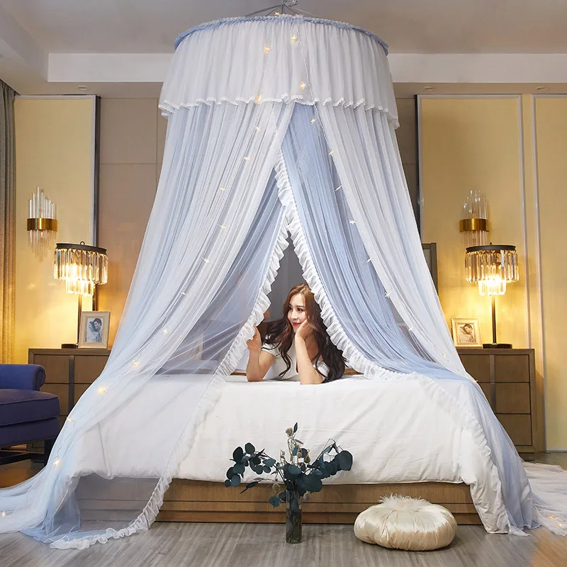 Tent Folding Bed Bed Canopy Canopy on the Bed Double Layer Princess Dome Grain Account Hanging Ceiling Round Mosquito Net
Tent Folding Bed Bed Canopy Canopy on the Bed Double Layer Princess Dome Grain Account Hanging Ceiling Round Mosquito Net
