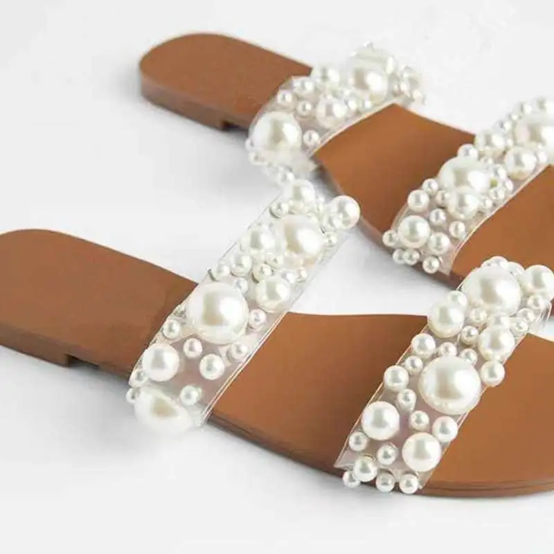2020 New Summer Women for Shoes Sandals pearl Pointed Flats Comfortable Flat Filp Flops Beach shoes
2020 New Summer Women for Shoes Sandals pearl Pointed Flats Comfortable Flat Filp Flops Beach shoes