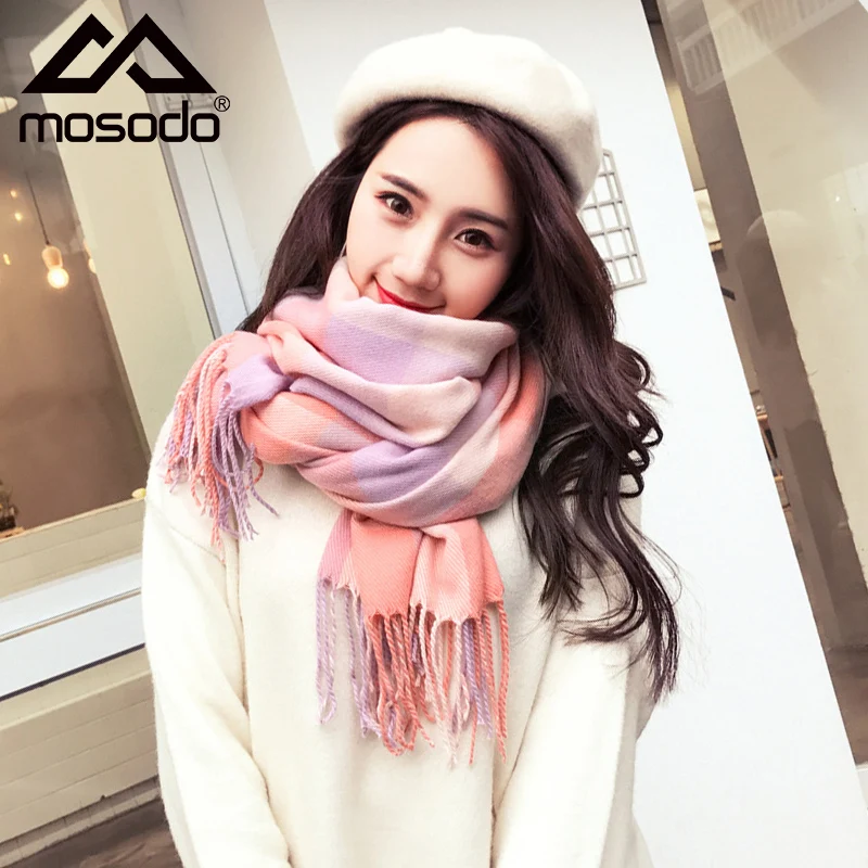 Mosodo New Autumn And Winter Women's Cashmere Scarf Multi Color Plaid Pattern Long Shawl 200g Thick Warm Blanket
Mosodo New Autumn And Winter Women's Cashmere Scarf Multi Color Plaid Pattern Long Shawl 200g Thick Warm Blanket