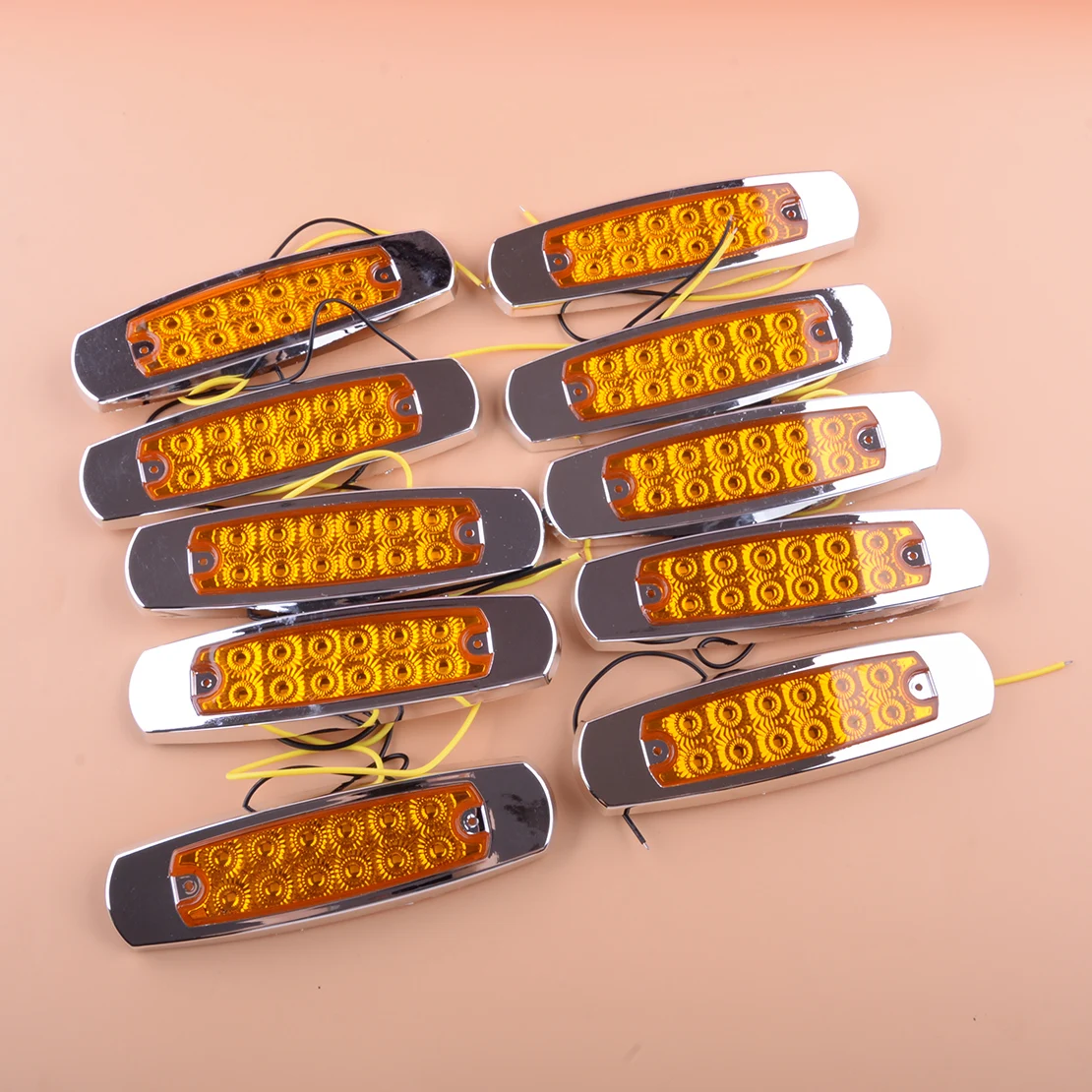 10Pcs Side Marker Light Clearance LED Lamp Fish Shape 12V Fit for Car Truck Trailer Lorry Universal Accessories
10Pcs Side Marker Light Clearance LED Lamp Fish Shape 12V Fit for Car Truck Trailer Lorry Universal Accessories