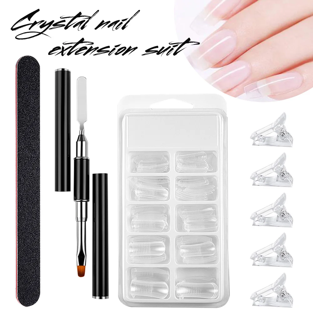Dual-ended Gel Extension Nail Brush Gel Nail Kits Tool with Nail Tips File Manicure Tool for UV Gel Extension Nail Nail Art Tool
Dual-ended Gel Extension Nail Brush Gel Nail Kits Tool with Nail Tips File Manicure Tool for UV Gel Extension Nail Nail Art Tool