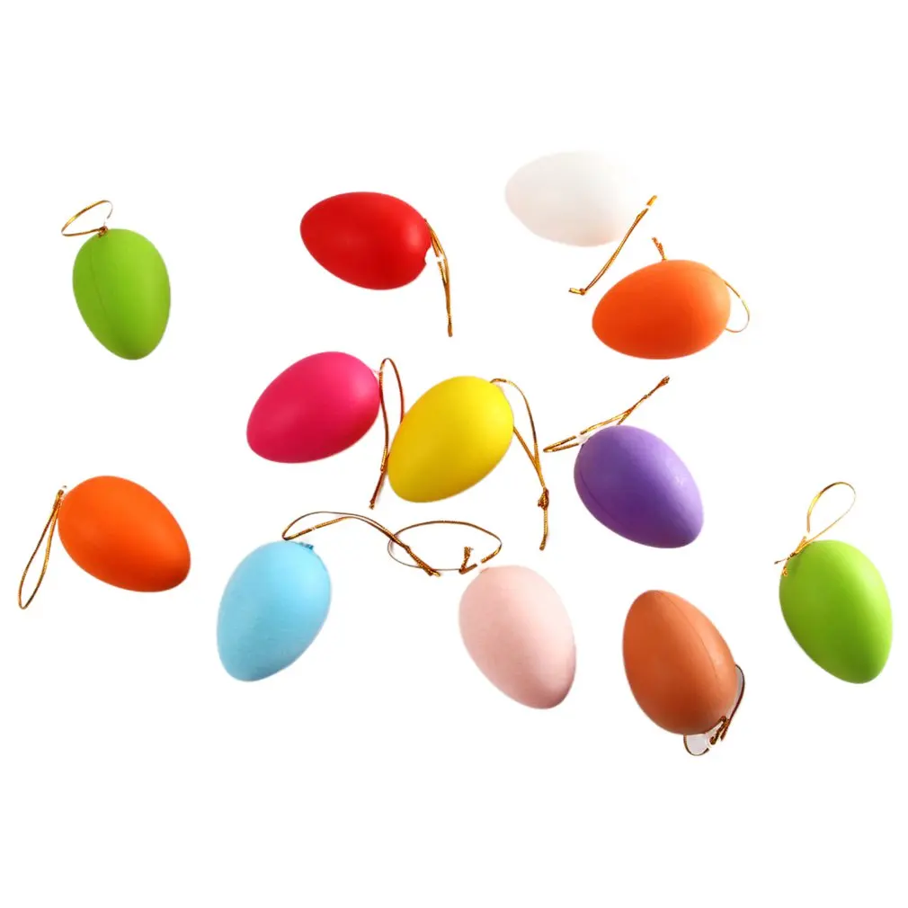 12pcs Plastic Easter Eggs Hanging Ornament Kids Toy DIY Crafts Painting Foam Egg For Easter Party Home Decoration
12pcs Plastic Easter Eggs Hanging Ornament Kids Toy DIY Crafts Painting Foam Egg For Easter Party Home Decoration