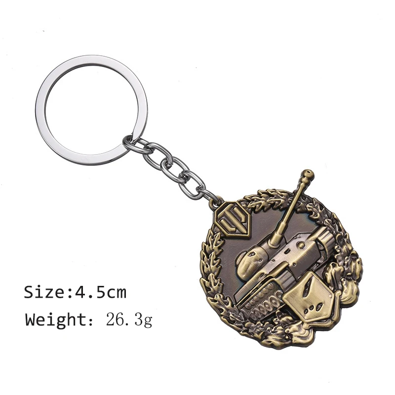 ZXMJ World of Tanks Keychain Keyring Hot Game WOT Metal Medal Gift Chaveiro Round Tank Pattern Pendant Jewelry For Men Fans
ZXMJ World of Tanks Keychain Keyring Hot Game WOT Metal Medal Gift Chaveiro Round Tank Pattern Pendant Jewelry For Men Fans