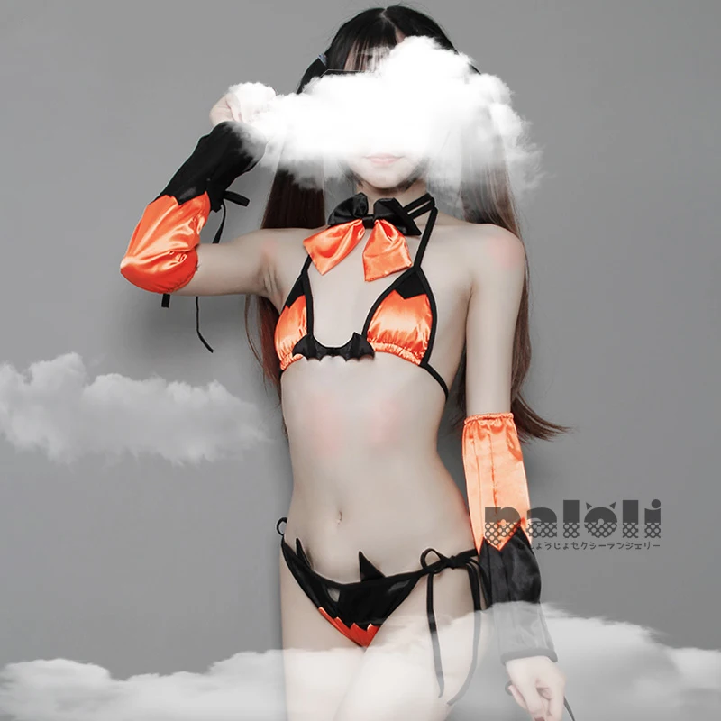 Paloli New Style Sexy kawaii Underwear Sexy Cosplay Plays Costume Little Bat Pumpkin Japanese Bandage Little Devil Pajamas
Paloli New Style Sexy kawaii Underwear Sexy Cosplay Plays Costume Little Bat Pumpkin Japanese Bandage Little Devil Pajamas