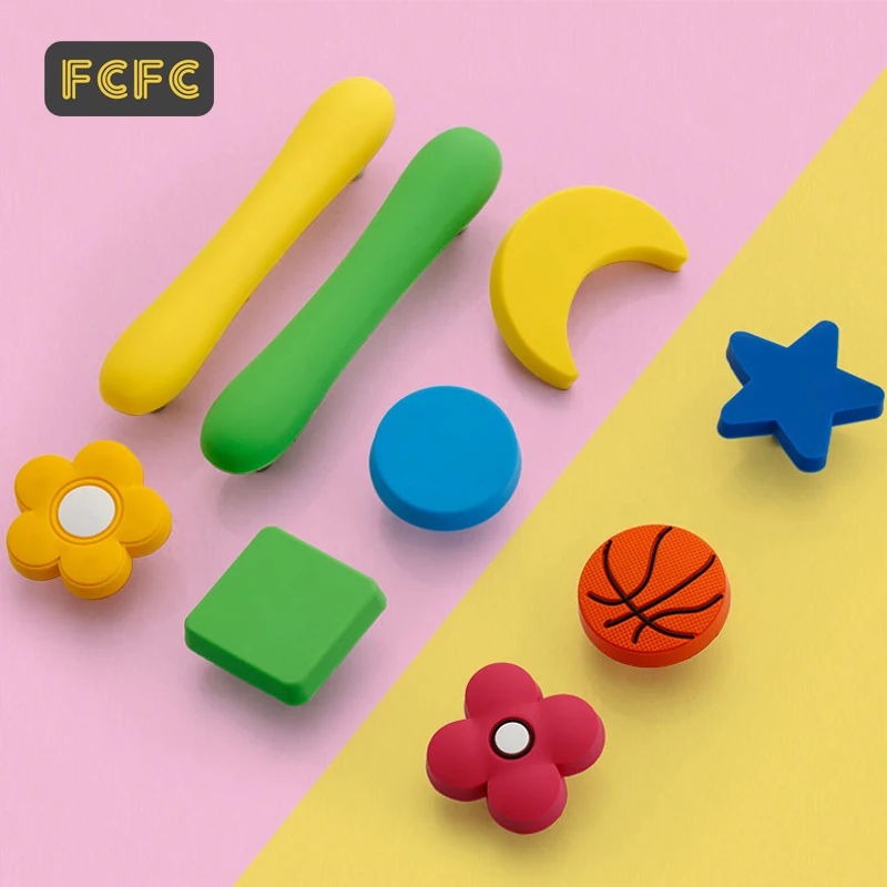 FCFC Cartoon Kids Room Cabinet Knobs and Handles Moon Star Furniture Handles PVC Cloud Drawer Knobs Cabinet Pulls for Kids
FCFC Cartoon Kids Room Cabinet Knobs and Handles Moon Star Furniture Handles PVC Cloud Drawer Knobs Cabinet Pulls for Kids