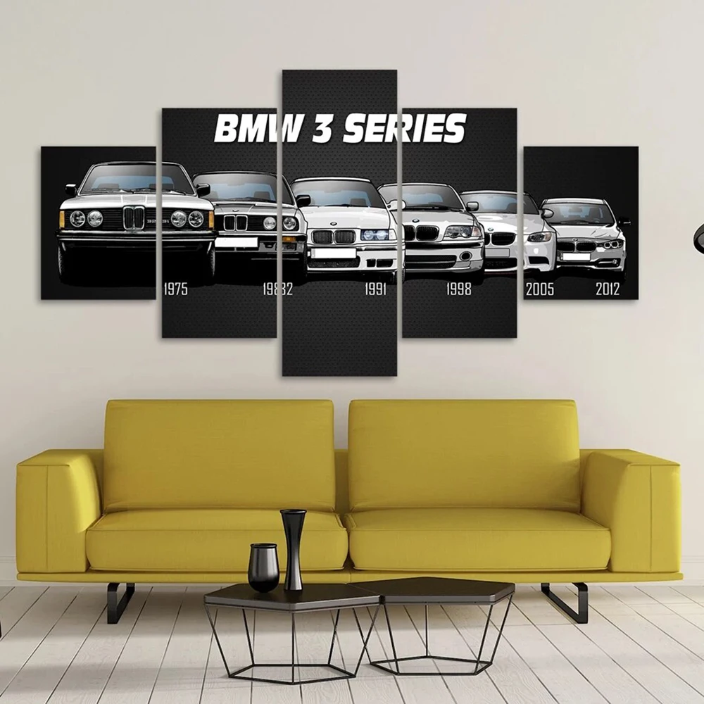 5 Piece Canvas Wall Modular Bmw M3-M5 White Sport Car Poster Painting Living Room Picture Prints Bedroom Modern Home Decoration 
5 Piece Canvas Wall Modular Bmw M3-M5 White Sport Car Poster Painting Living Room Picture Prints Bedroom Modern Home Decoration