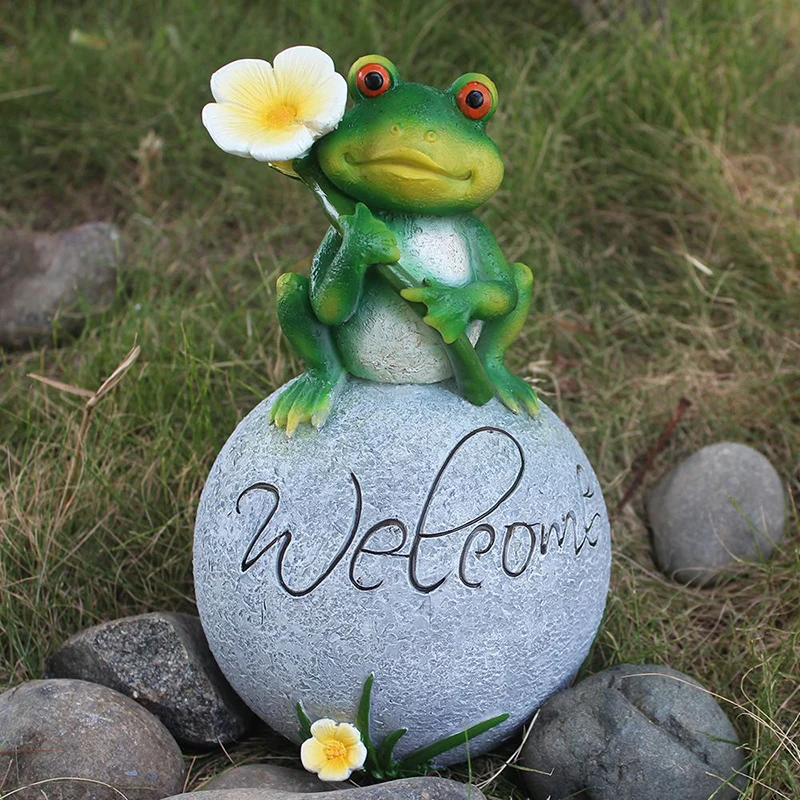 Green Frog Ormament Durable Washable Water-Proof Garden Ormament for Counrtyard Entrance Living Rooom BDF99
Green Frog Ormament Durable Washable Water-Proof Garden Ormament for Counrtyard Entrance Living Rooom BDF99