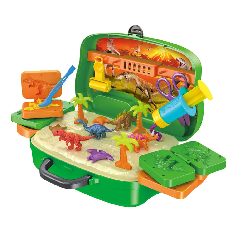 DIY Clay Dinosaur Mold Play Toy Simulation Educational Clay Toy Set For Boys And Girls Safe Educational Toys For Children
DIY Clay Dinosaur Mold Play Toy Simulation Educational Clay Toy Set For Boys And Girls Safe Educational Toys For Children