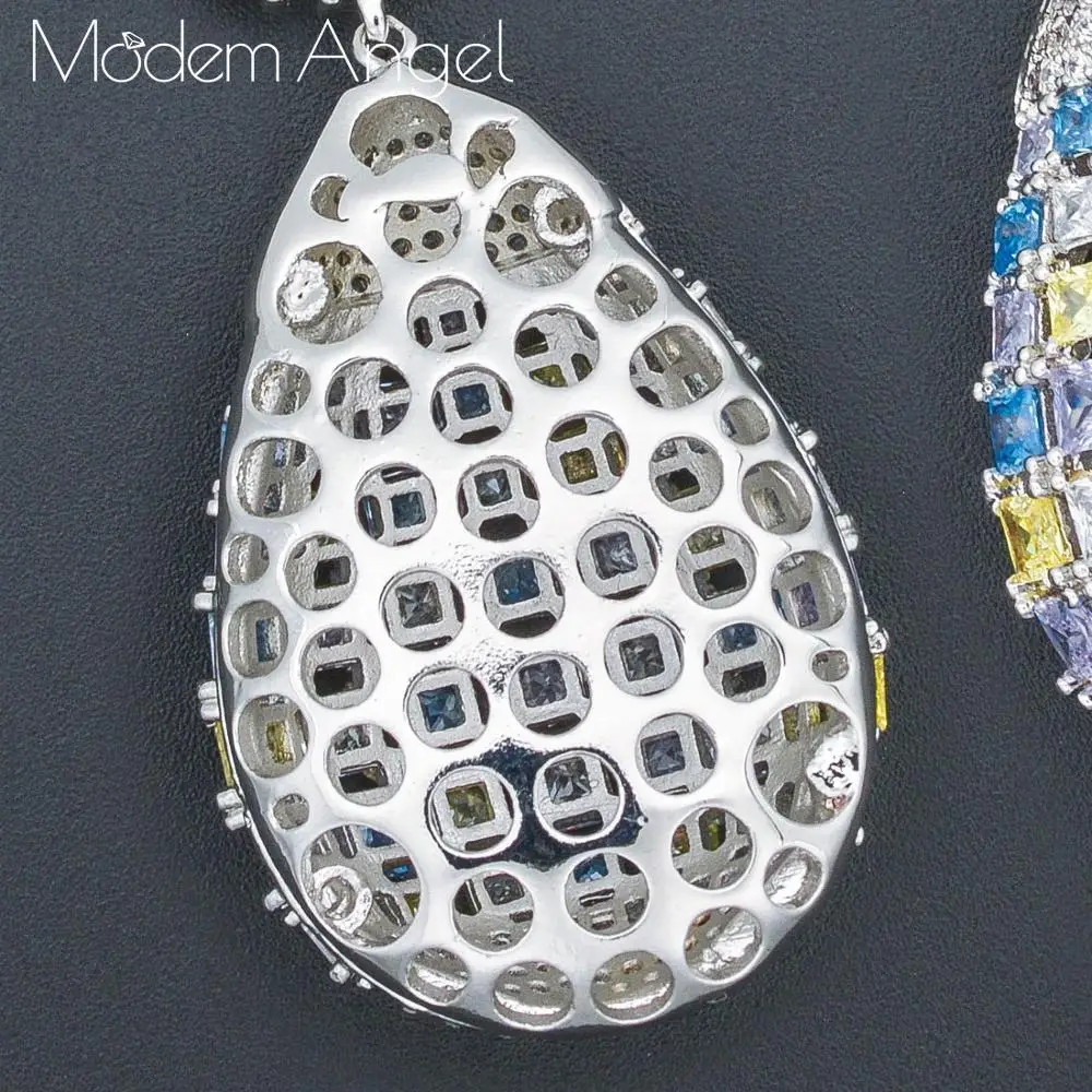 ModemAngel Elegant water drop Shaped AAA Cubic Zirconia Crystal Bridal Drop Earrings Luxury Wedding Jewelry for Brides
ModemAngel Elegant water drop Shaped AAA Cubic Zirconia Crystal Bridal Drop Earrings Luxury Wedding Jewelry for Brides