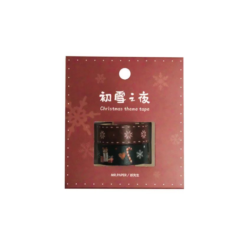 2 Pcs/Set Merry Christmas Washi Tape Christmas Tree Reindeer Adhesive Tape DIY Scrapbooking Label Stickers
2 Pcs/Set Merry Christmas Washi Tape Christmas Tree Reindeer Adhesive Tape DIY Scrapbooking Label Stickers