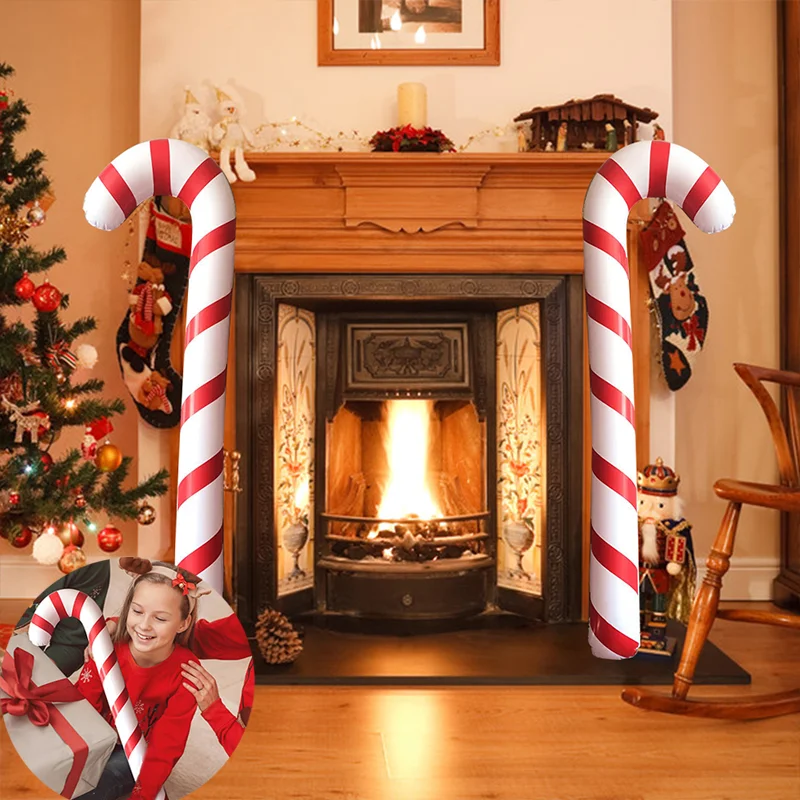 Christmas Decoration Inflatable Christmas Canes Lollipop Balloon for Home Xmas Tree Ornaments Home Outdoor Decor 2022 Navidad
Christmas Decoration Inflatable Christmas Canes Lollipop Balloon for Home Xmas Tree Ornaments Home Outdoor Decor 2022 Navidad