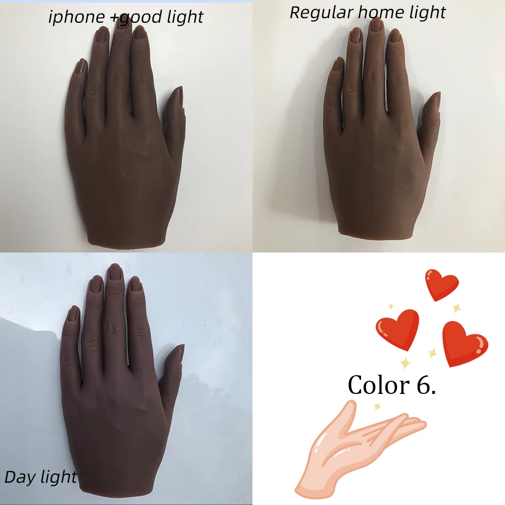 Practice Hand for Acrylic Nails With Flexible Finger Adjustment Display Model Moveable Nails Color6#
Practice Hand for Acrylic Nails With Flexible Finger Adjustment Display Model Moveable Nails Color6#