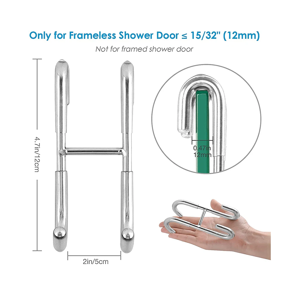 2/4 Pack Over Shower Glass Door Hook, Plated Gold, 304 Stainless Steel Rack Hooks, Bathroom Frameless Drilling-Free Hanger 
2/4 Pack Over Shower Glass Door Hook, Plated Gold, 304 Stainless Steel Rack Hooks, Bathroom Frameless Drilling-Free Hanger
