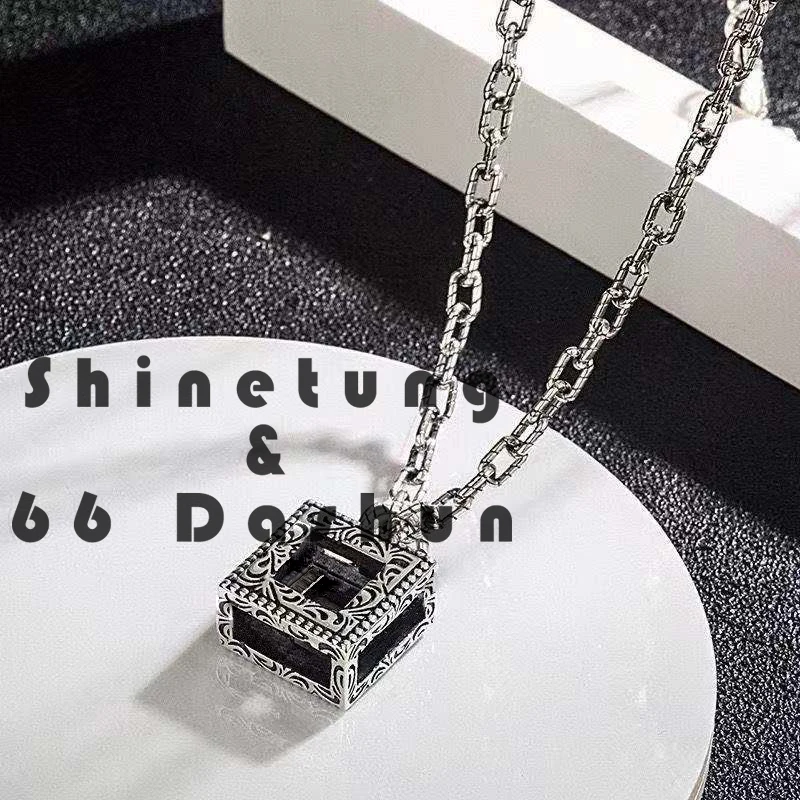 Shinetung True 100% 925 Sterling Silver Necklace Cross Key Pendant For Men And Women 2021 Trend Brand Jewelry Gift
Shinetung True 100% 925 Sterling Silver Necklace Cross Key Pendant For Men And Women 2021 Trend Brand Jewelry Gift