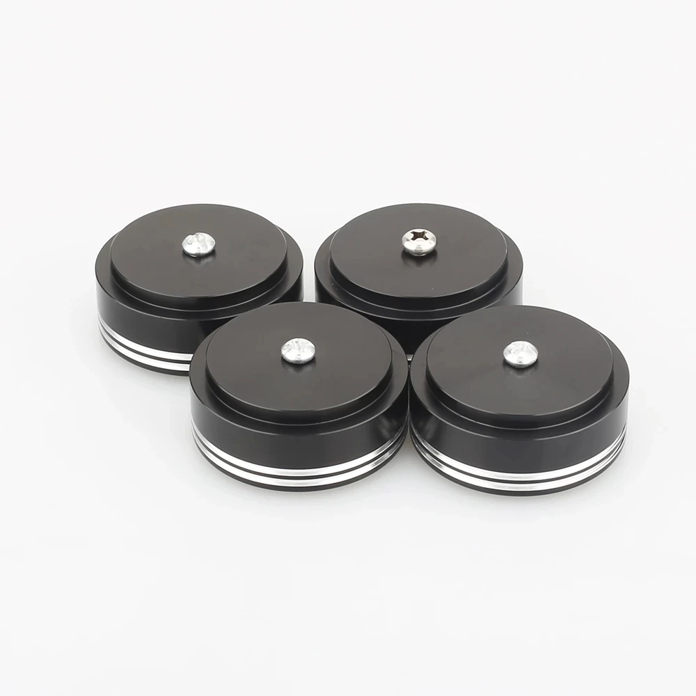 4pcs 39 x 17mm Aluminum Audio Amplifier Speaker Feet Spikes Black / Silver Ring Machine Mats Pads
4pcs 39 x 17mm Aluminum Audio Amplifier Speaker Feet Spikes Black / Silver Ring Machine Mats Pads