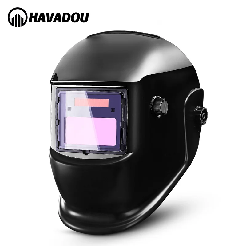 Автоматический сварочный шлем HAVADOU с автоматическим затемнением для