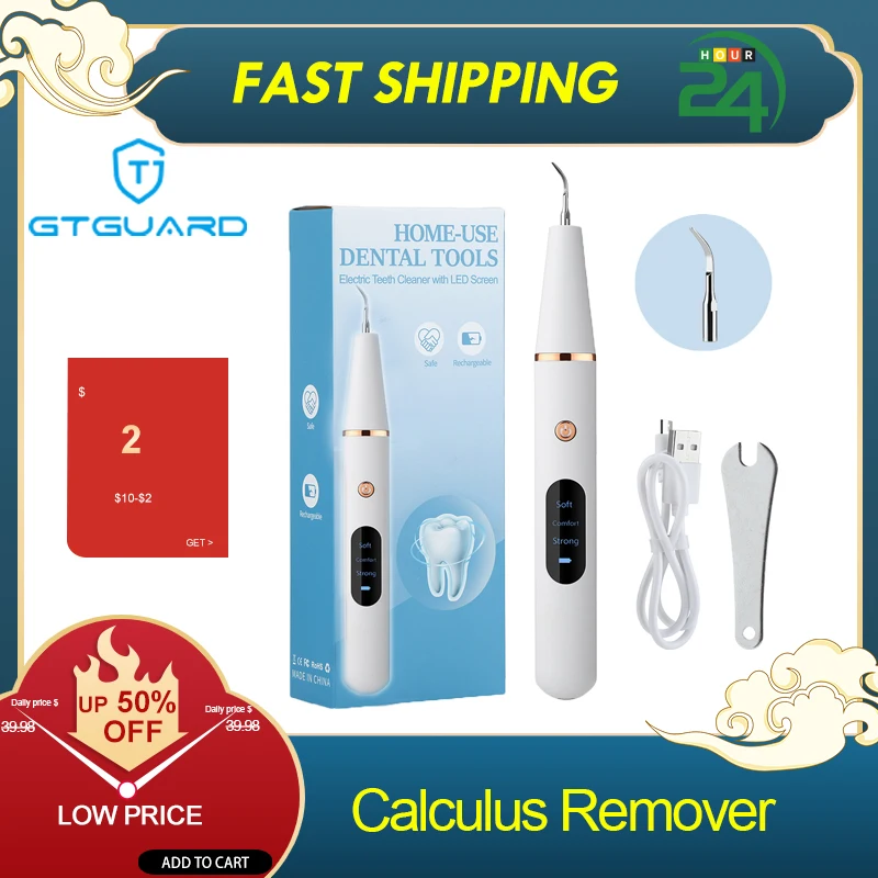 Portable Electric Ultrasonic Irrigator Dental Scaler Calculus Oral Tartar Remover Tooth Stain Cleaner Teeth Whitening Cleaning
Portable Electric Ultrasonic Irrigator Dental Scaler Calculus Oral Tartar Remover Tooth Stain Cleaner Teeth Whitening Cleaning