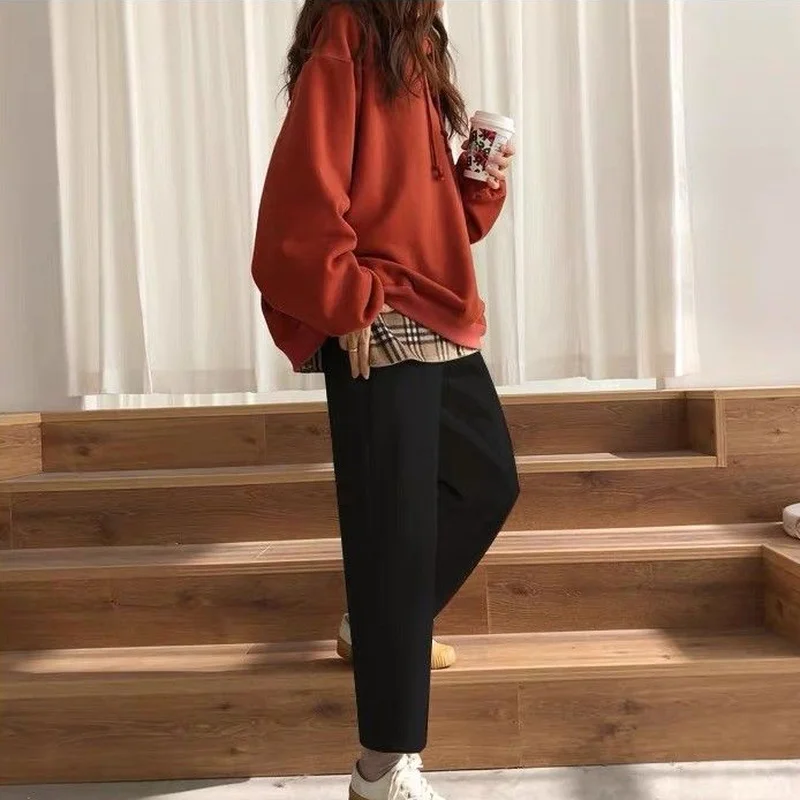 Casual Pants Women Winter Fall Loose Simple Fashion High Waist Jogger Corduroy Plus Velvet 3XL 4XL Streetwear Korean Style Solid
Casual Pants Women Winter Fall Loose Simple Fashion High Waist Jogger Corduroy Plus Velvet 3XL 4XL Streetwear Korean Style Solid