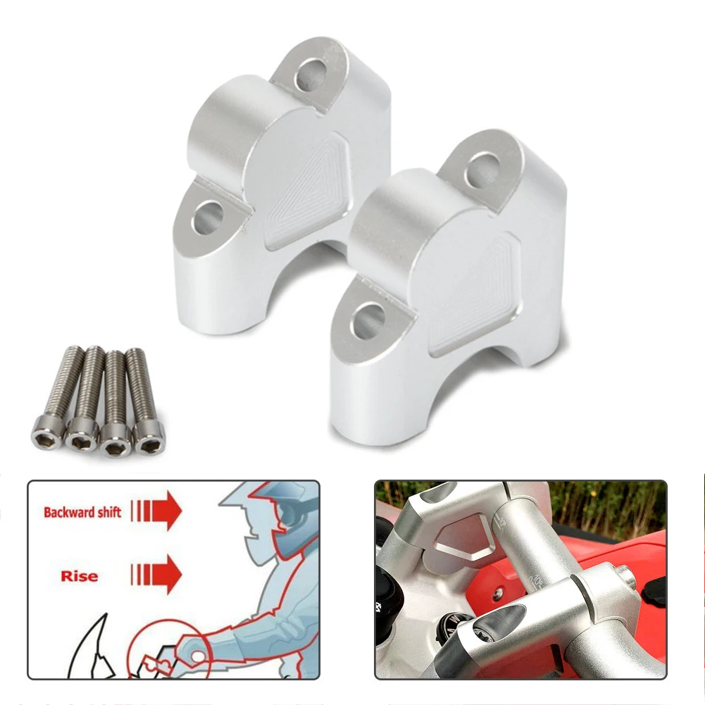 Motorcycle Styling Aluminum Alloy Increase Height Racing Easy Install Repairing Handlebar Riser Clamp Adjustable R1250GS
Motorcycle Styling Aluminum Alloy Increase Height Racing Easy Install Repairing Handlebar Riser Clamp Adjustable R1250GS