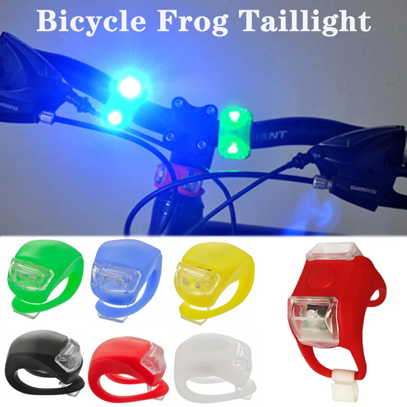 Bicycle Frog Taillight LED Silicone Bike Front Rear Light Waterproof Night Cycling Safety Warning Lamps Bicycle Accessories
Bicycle Frog Taillight LED Silicone Bike Front Rear Light Waterproof Night Cycling Safety Warning Lamps Bicycle Accessories
