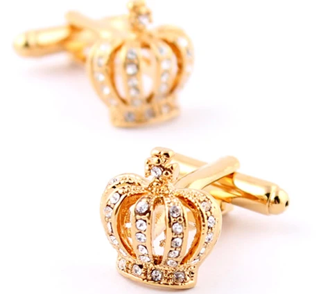 Luxurious Design Crown Cufflinks Quality Brass Material Golden Color Cuff Links Wholesale & Retail
Luxurious Design Crown Cufflinks Quality Brass Material Golden Color Cuff Links Wholesale & Retail