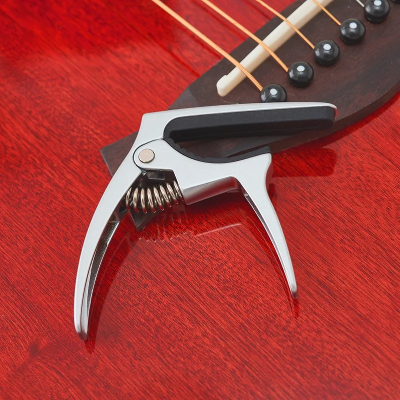 Calux Guitar Capo for Acoustic and Electric Guitars,Ukulele,Mandolin,Banjo,Guitar Accessories(Silver)
Calux Guitar Capo for Acoustic and Electric Guitars,Ukulele,Mandolin,Banjo,Guitar Accessories(Silver)