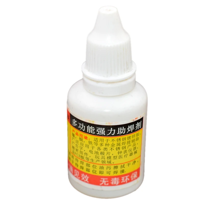 HIgh Quality 20ml Stainless Steel Flux Soldering Stainless Steel Liquid Solders Water Durable Liquid Solders
HIgh Quality 20ml Stainless Steel Flux Soldering Stainless Steel Liquid Solders Water Durable Liquid Solders