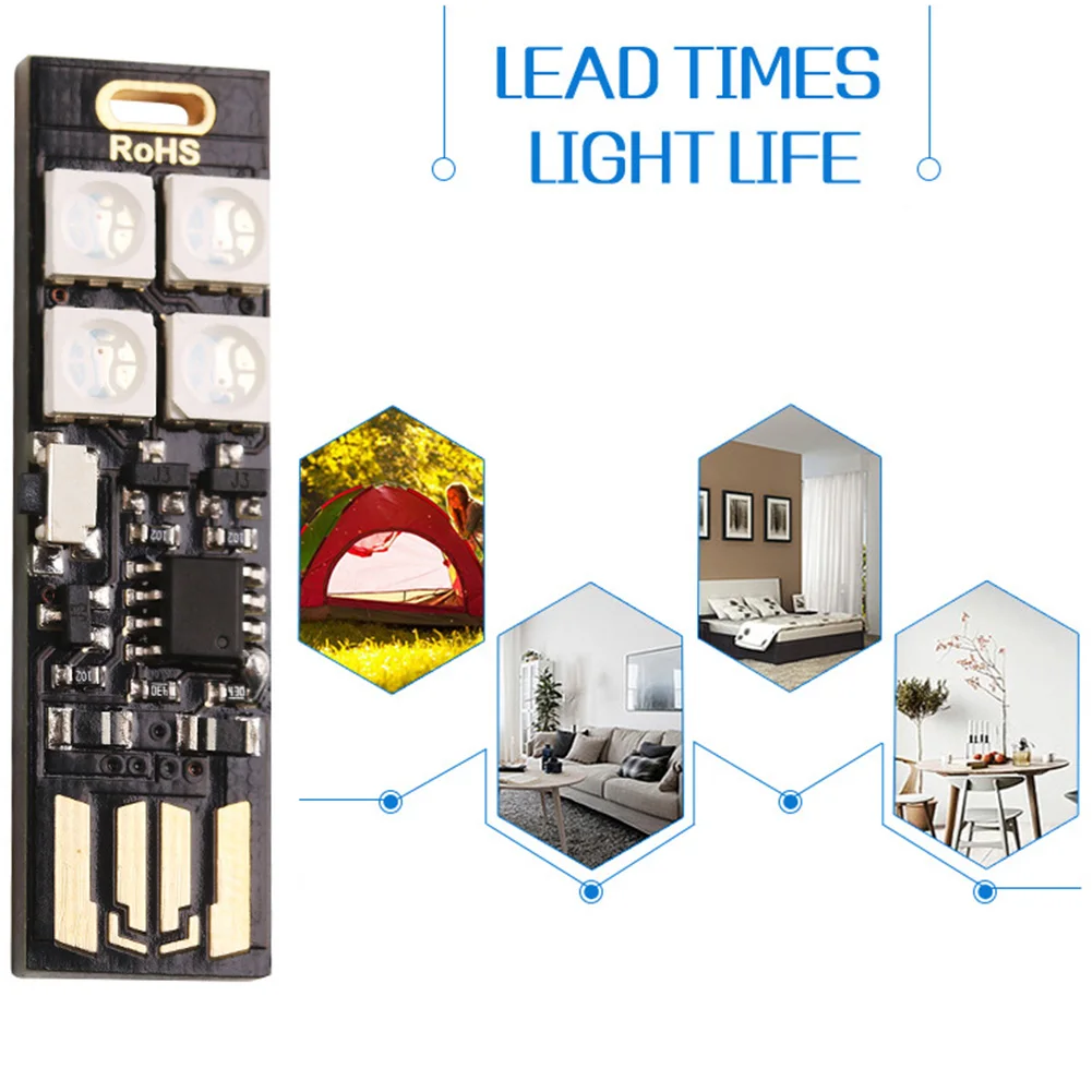 RGB 4-LEDs Night Mini 7-color Backlight Changing Table USB Home Decor Switch Control Mood Lights Party
RGB 4-LEDs Night Mini 7-color Backlight Changing Table USB Home Decor Switch Control Mood Lights Party