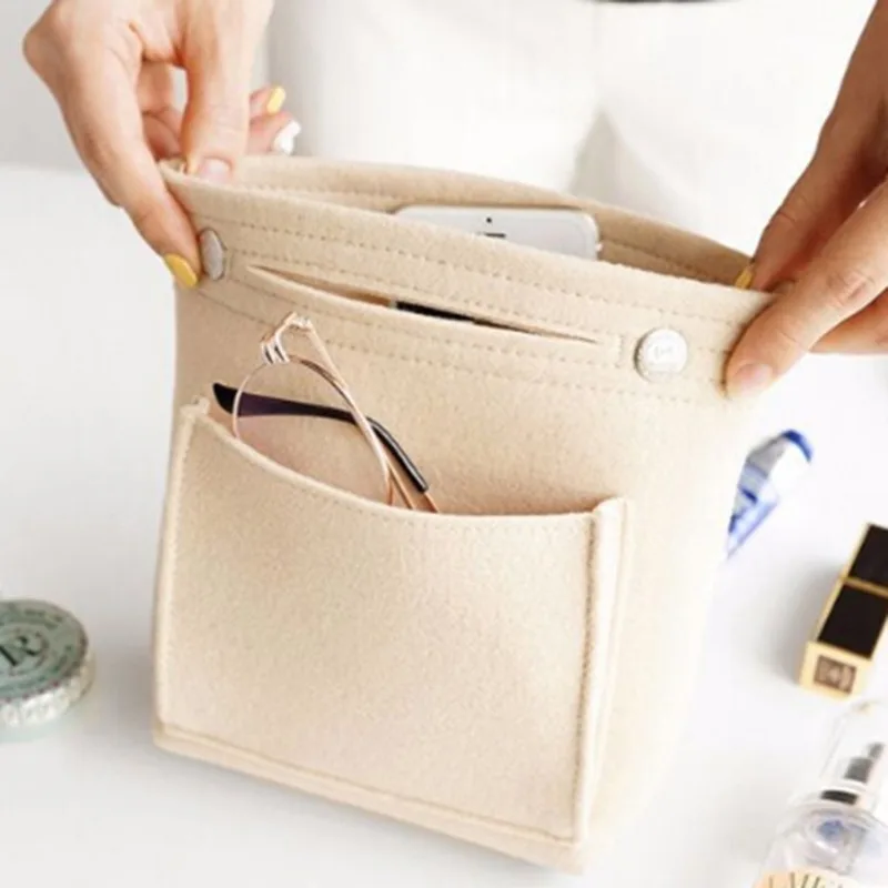 Insert Toiletry Bag Women Felt Travel Organizer Handbag Purse Large Storage Pouch Makeup Cases Cosmetic Bag Beauty Female Tote
Insert Toiletry Bag Women Felt Travel Organizer Handbag Purse Large Storage Pouch Makeup Cases Cosmetic Bag Beauty Female Tote