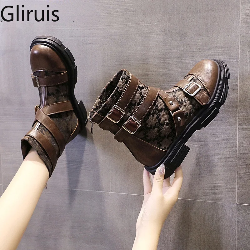 2021 Winter New Women's Short Boots Motorcycle Boots Women's Martin Boots Thick-soled Handsome Casual Ladies Fashion Ankle Boots
2021 Winter New Women's Short Boots Motorcycle Boots Women's Martin Boots Thick-soled Handsome Casual Ladies Fashion Ankle Boots