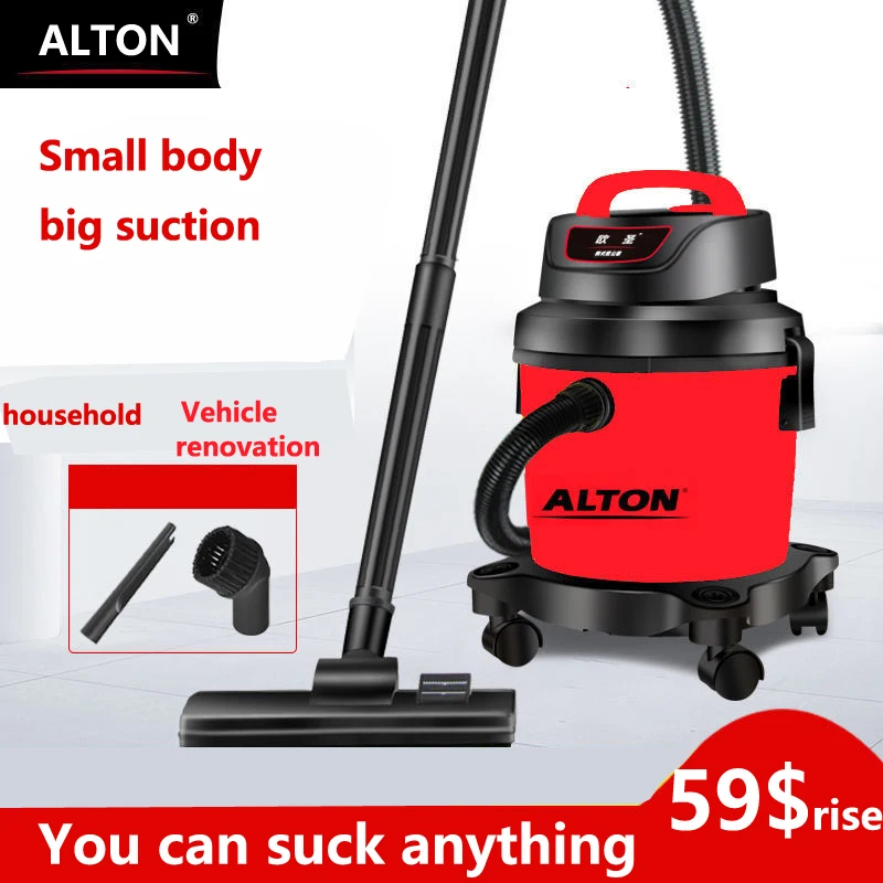 ALTON vacuum cleaner dry wet dual purpose household powerful high power 10L hotel cleaning beauty slot bucket
ALTON vacuum cleaner dry wet dual purpose household powerful high power 10L hotel cleaning beauty slot bucket