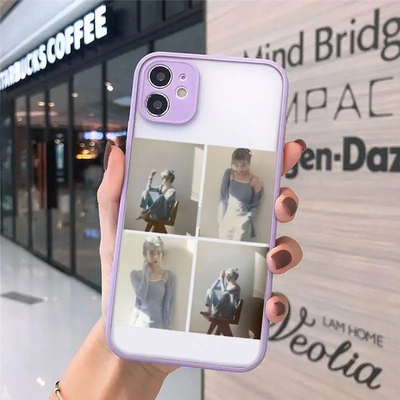 IU Korean singer Phone Case For iPhone 12 11 Mini Pro XR XS Max 7 8 Plus X Matte transparent Purple Back Cover
IU Korean singer Phone Case For iPhone 12 11 Mini Pro XR XS Max 7 8 Plus X Matte transparent Purple Back Cover
