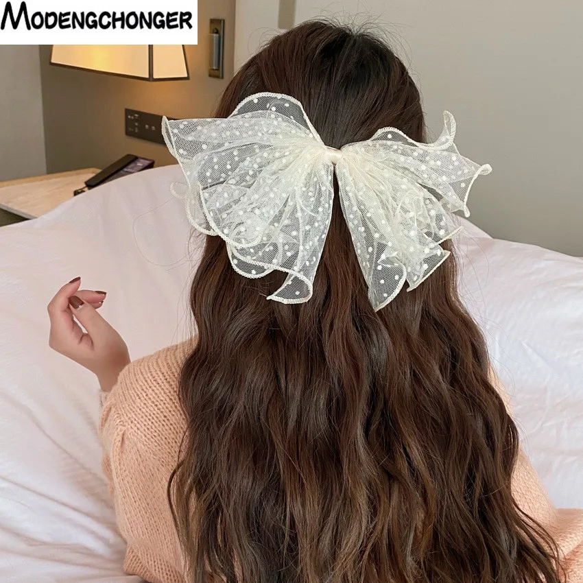 2021 New White Black Lace Bowknot Elastic Hair Band Hair Tie Large Bow HairClips Barrettes For Women Girls Hair Accessories Hot
2021 New White Black Lace Bowknot Elastic Hair Band Hair Tie Large Bow HairClips Barrettes For Women Girls Hair Accessories Hot