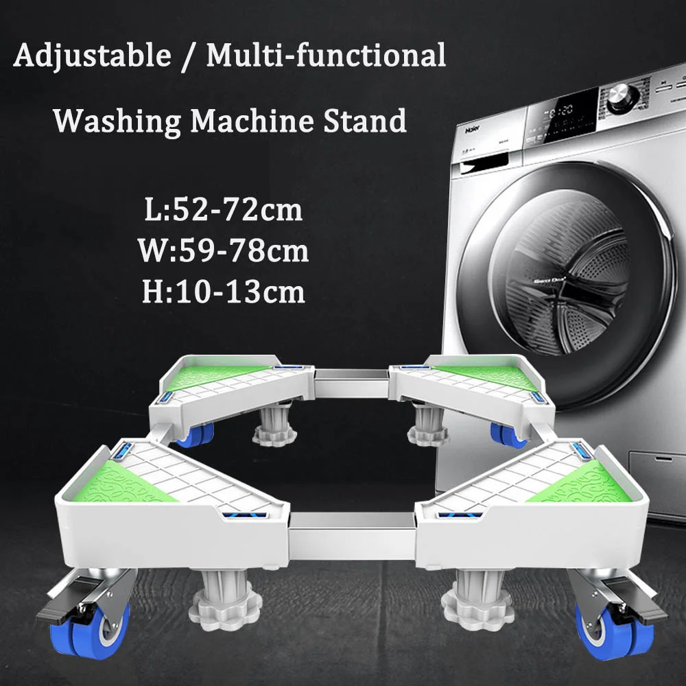 SHZQ Soporte para refrigerador de lavadora ajustable, Base de Pedestal de rodillo con ruedas de bloqueo
SHZQ Soporte para refrigerador de lavadora ajustable, Base de Pedestal de rodillo con ruedas de bloqueo