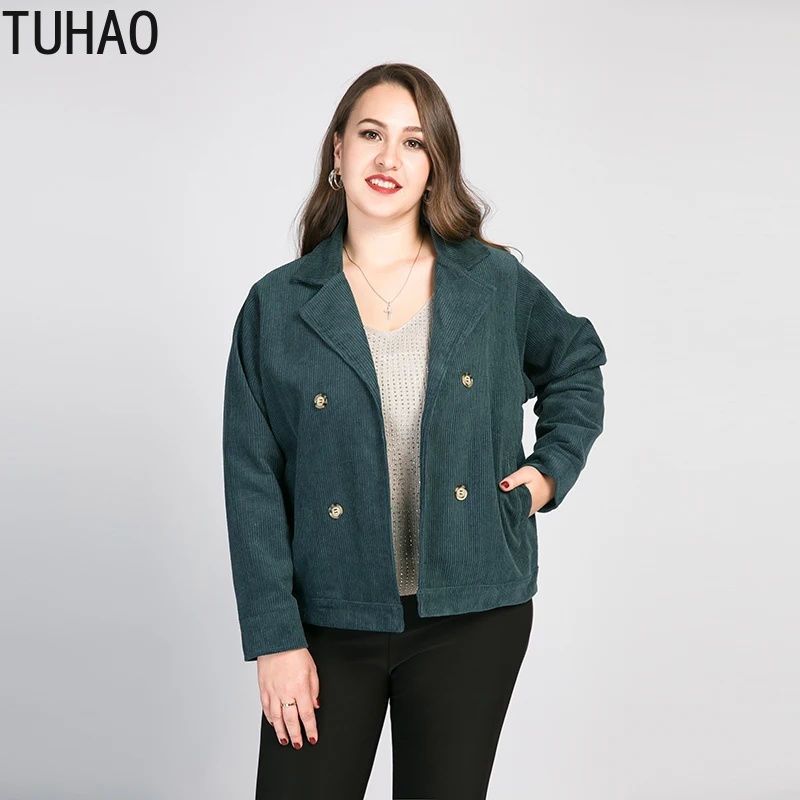 Женская Вельветовая куртка TUHAO, подиумная двубортная куртка большого размера 8XL, 7XL, 6XL, 5XL в стиле ретро, 2020
Женская Вельветовая куртка TUHAO, подиумная двубортная куртка большого размера 8XL, 7XL, 6XL, 5XL в стиле ретро, 2020