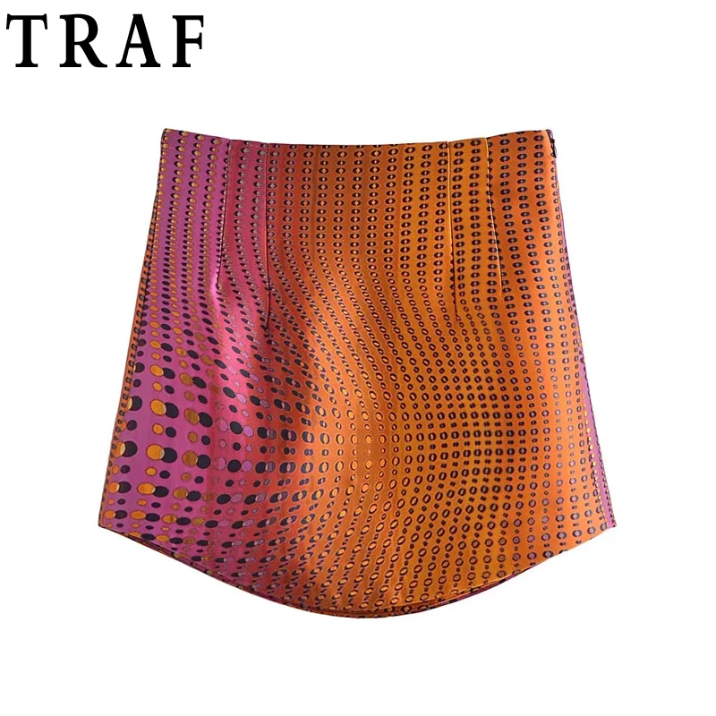 TRAF Za 2021 High Waist Mini Skirts Woman Print VintageWomen Skirt Korean Fashion Short Skirts Lady Sexy Asymmetry A Line Skirt
TRAF Za 2021 High Waist Mini Skirts Woman Print VintageWomen Skirt Korean Fashion Short Skirts Lady Sexy Asymmetry A Line Skirt