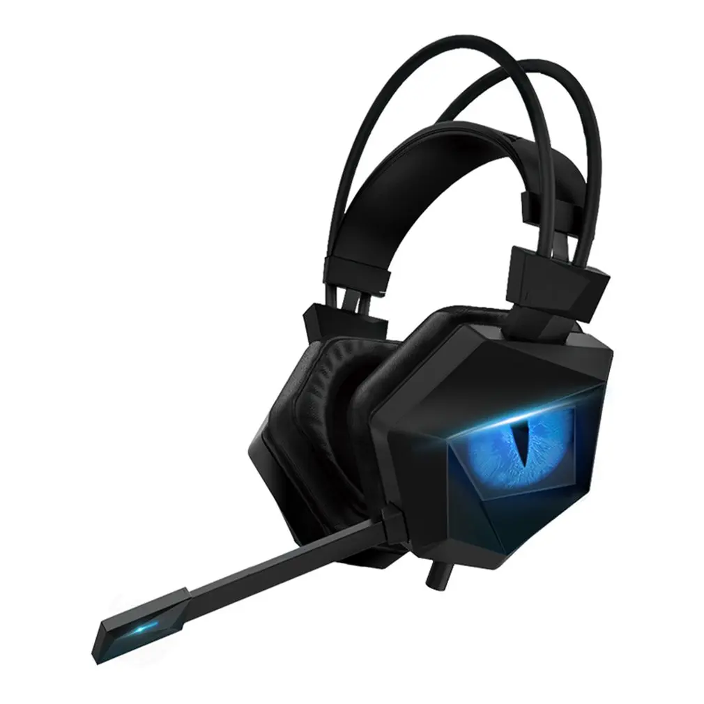 Wired Headsets 7.1 Channels Game Desktop Notebook Luminous Wired Over-Ear Headphones Game Headset Comfort-fit Headset 
Wired Headsets 7.1 Channels Game Desktop Notebook Luminous Wired Over-Ear Headphones Game Headset Comfort-fit Headset