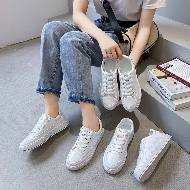 2021 autumn new Korean basic white shoes women's flat bottom student running board shoes breathable casual shoes
2021 autumn new Korean basic white shoes women's flat bottom student running board shoes breathable casual shoes