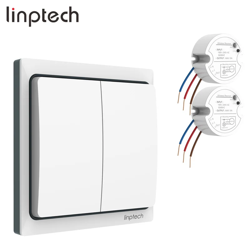 Linptech K4RW2 Kit smart wireless long range remote control light switch EU/US/UK Plug waterproof kinetic switch for bathroom 
Linptech K4RW2 Kit smart wireless long range remote control light switch EU/US/UK Plug waterproof kinetic switch for bathroom