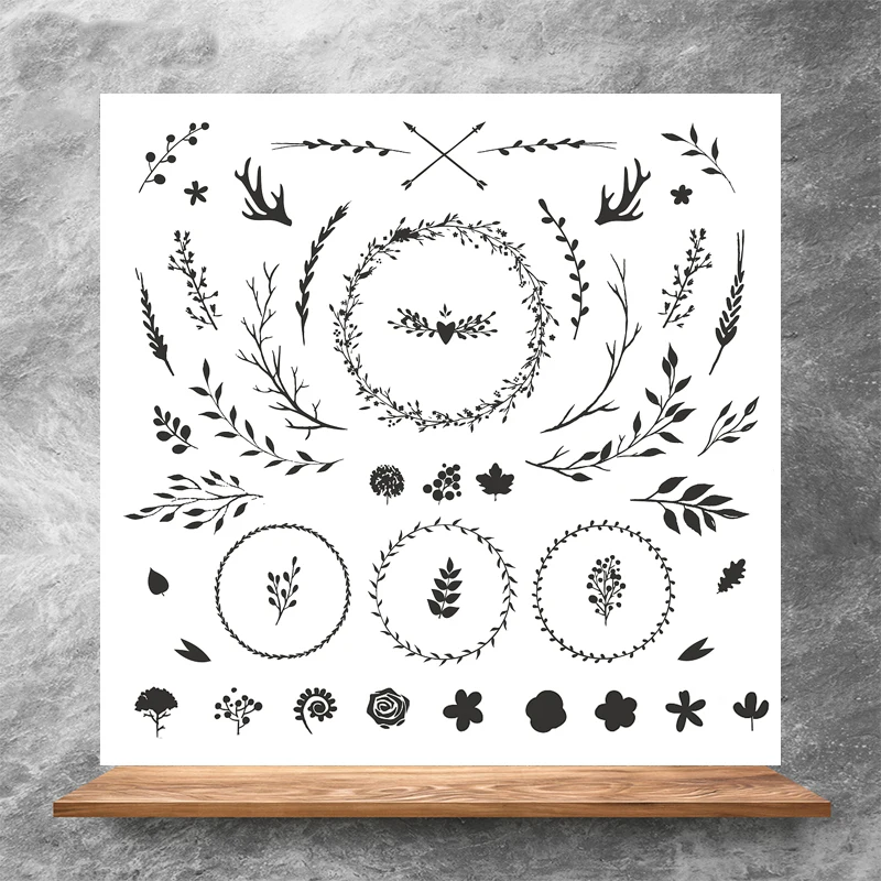 ZhuoAng Christmas wreath Clear Stamps/Silicone Transparent Seals for DIY scrapbooking photo album Clear Stamps
ZhuoAng Christmas wreath Clear Stamps/Silicone Transparent Seals for DIY scrapbooking photo album Clear Stamps