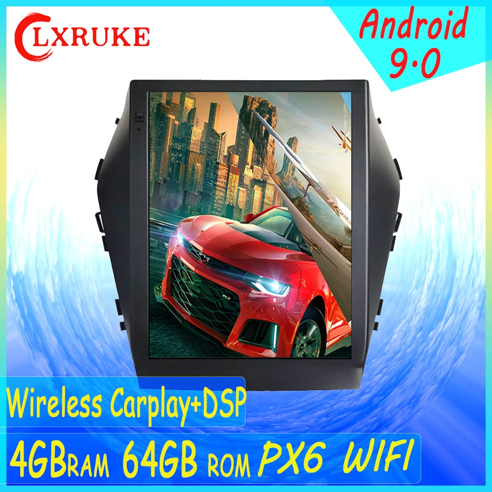 Tesla Style Android9.0 PX6 For HYUNDAI SANTA FE IX45 2015-2017 stereo receiver Car radio car GPS navigator DVD Multimedia Player
Tesla Style Android9.0 PX6 For HYUNDAI SANTA FE IX45 2015-2017 stereo receiver Car radio car GPS navigator DVD Multimedia Player