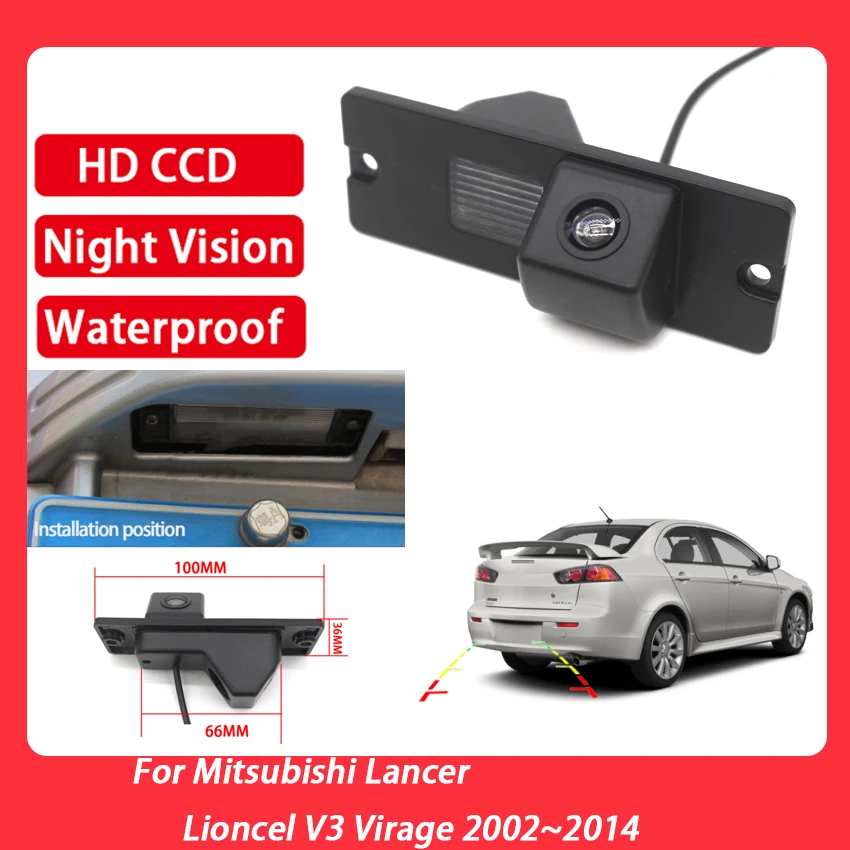 Auto Backup Rear View Parking Kit Camera CCD Car Reverse Car reversing camera For Mitsubishi Lancer Lioncel V3 Virage 2002~2014
Auto Backup Rear View Parking Kit Camera CCD Car Reverse Car reversing camera For Mitsubishi Lancer Lioncel V3 Virage 2002~2014