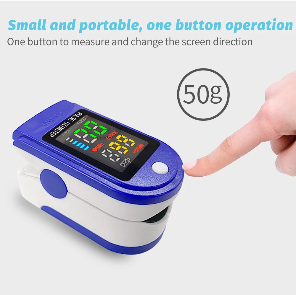 Пальчиковый пульсоксиметр дешевый пульсометр монитор уровня кислорода в крови